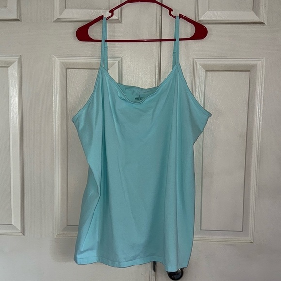 Torrid Light Blue Knit Cami - Picture 1 of 3